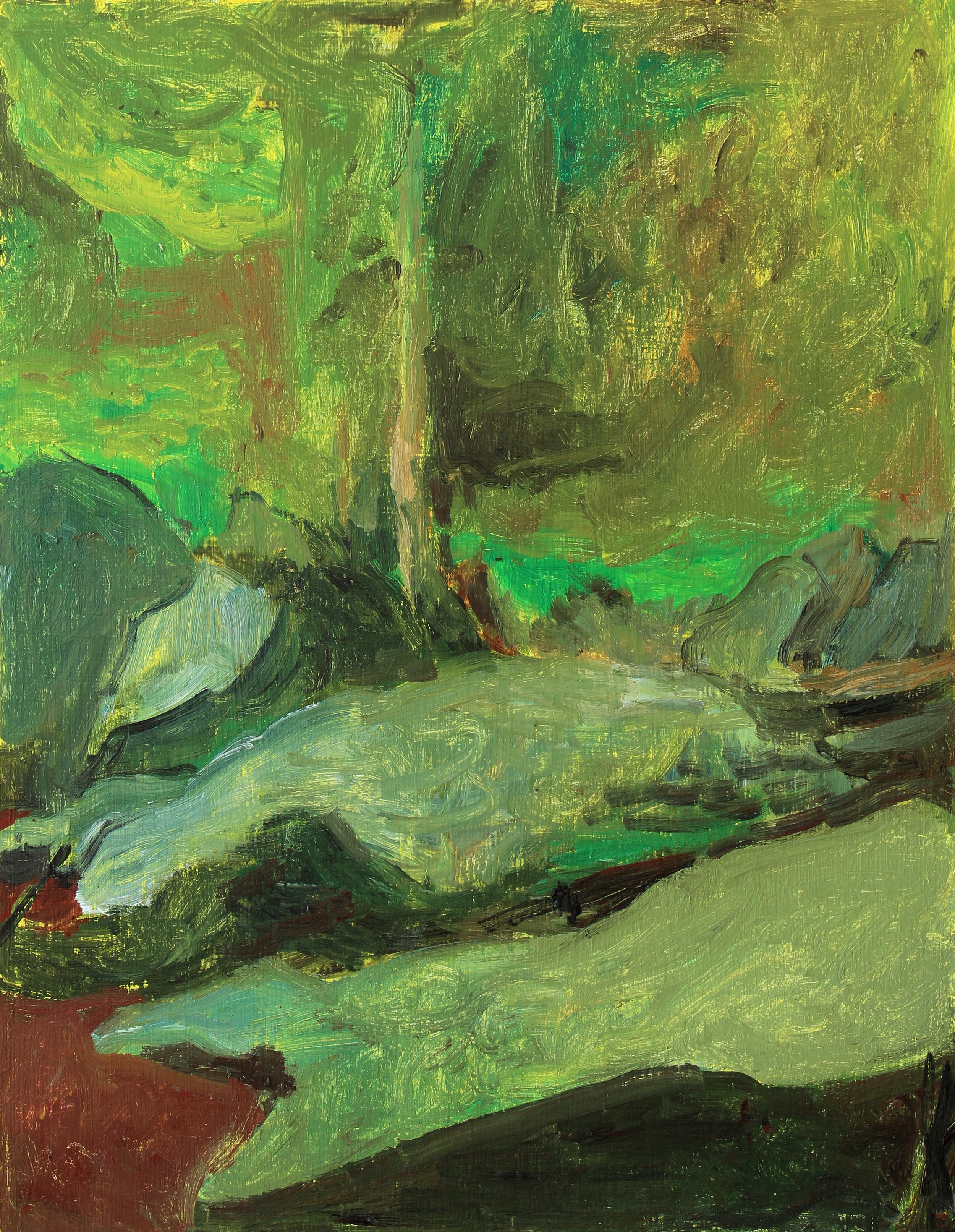 Wind , 14x11 Inches, Oil on Wood, 2023