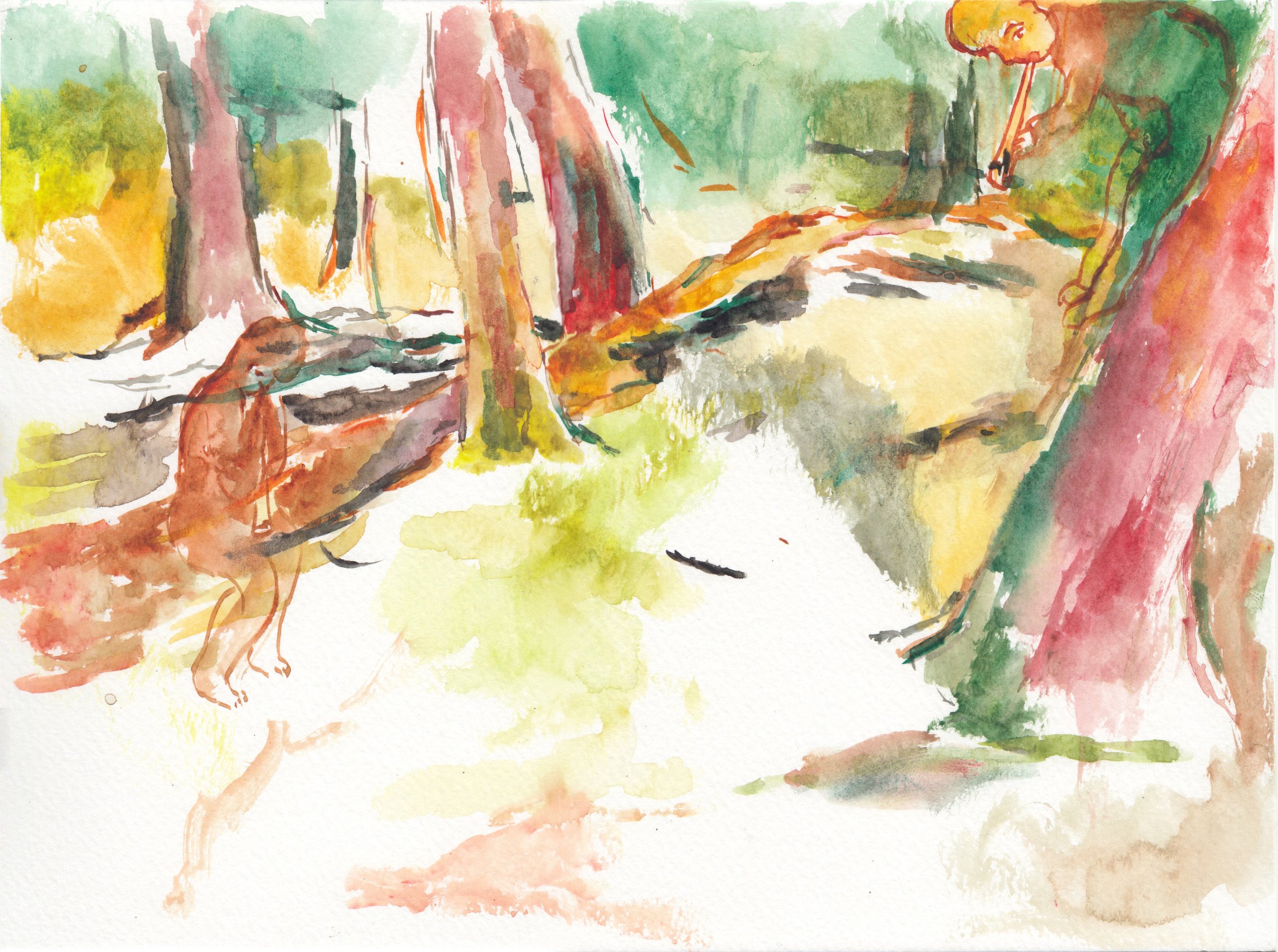 Watercolor, 8x10 Inches, 2024