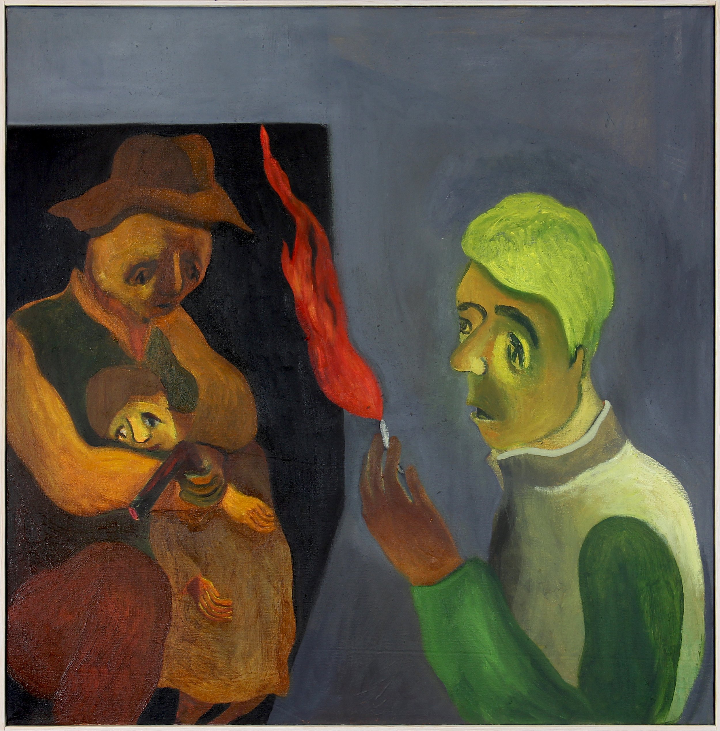 Once Upon a Time, Oil on Canvas, 36x37 inches, 2023-24