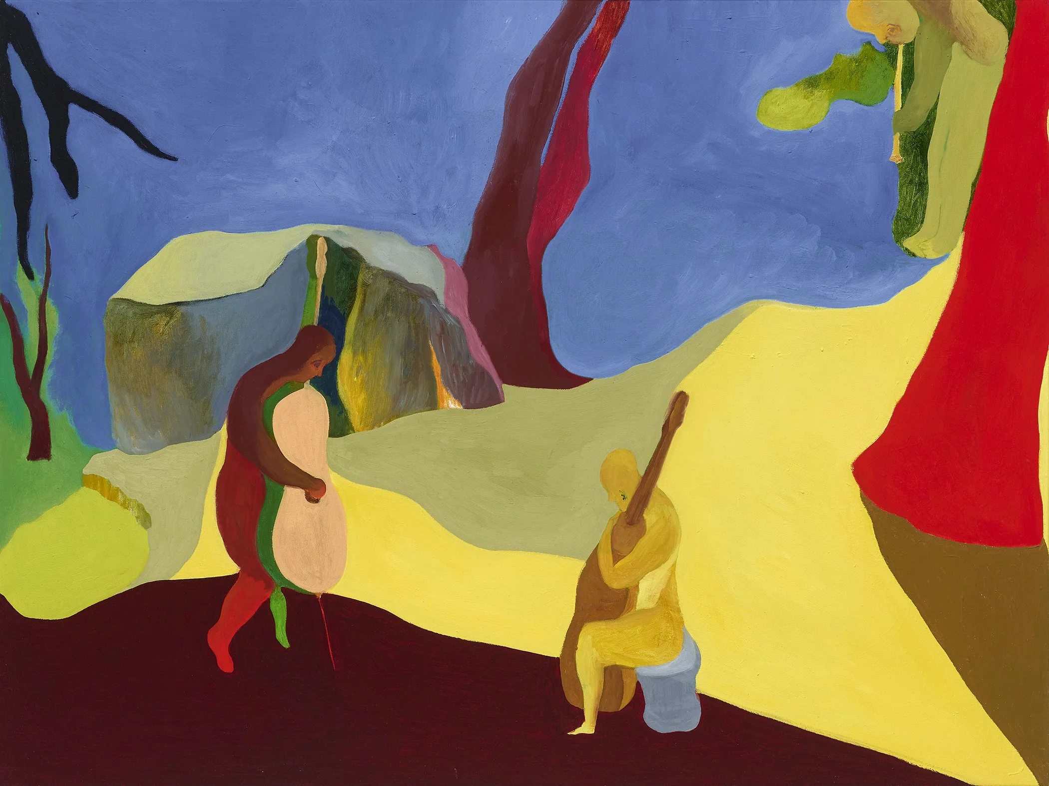    Music for Trees (Summer Sonata),     2025  Oil on canvas, 30 x 40 inches  $12,000 