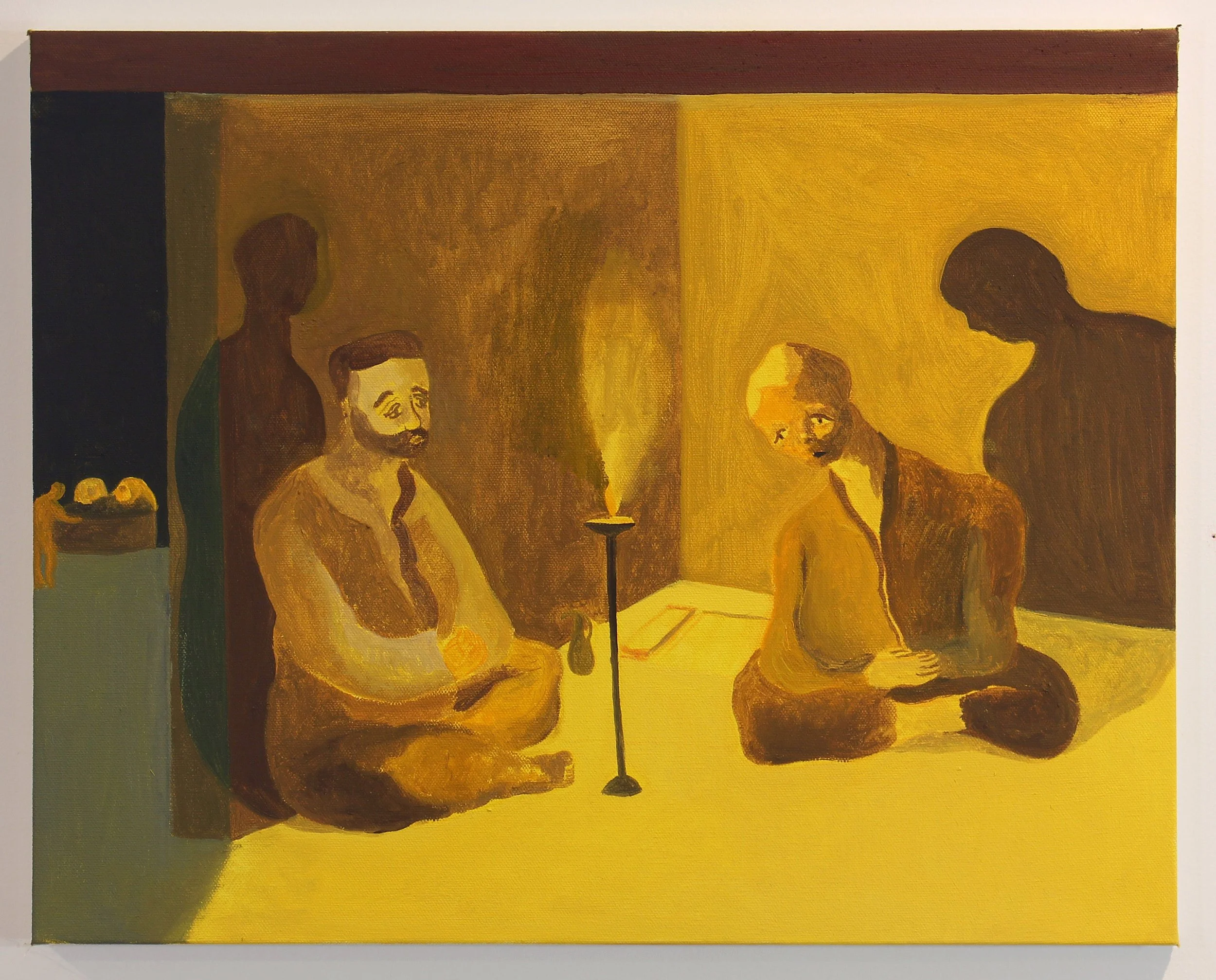    The Act of Healing,   2025  Oil on canvas, 16 x 20 inches  $6000 