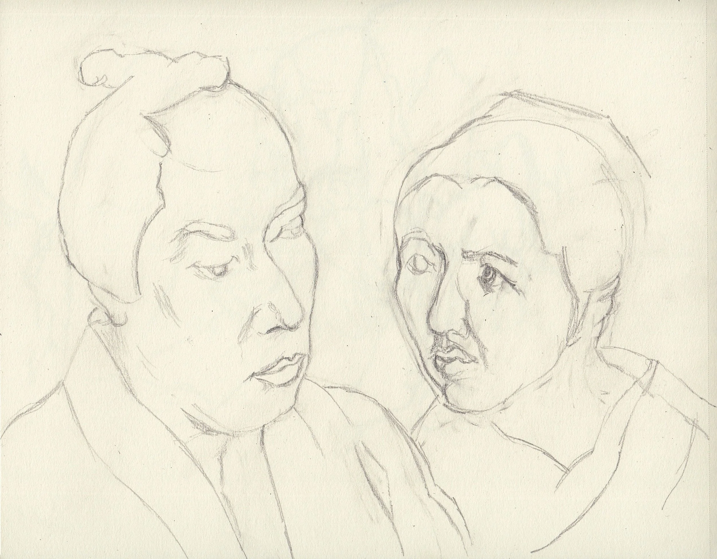 Acknowlgment, Pencil on paper, 8x10 inches, 2025.jpeg