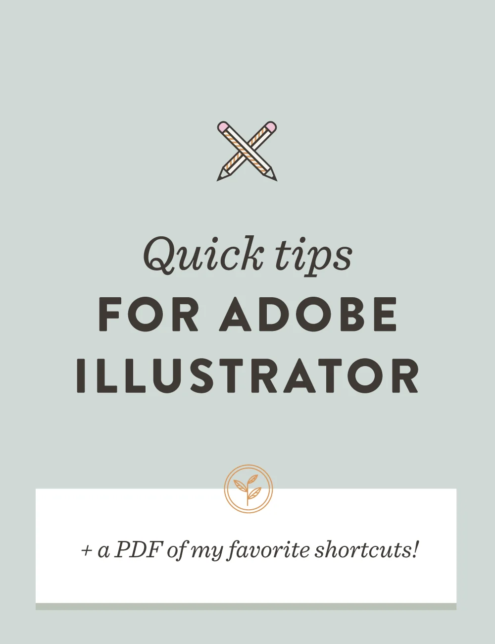 Adobe Illustrator is my go-to design software, and my favorite amongst the big 3 (InDesign, Illustrator and Photoshop)