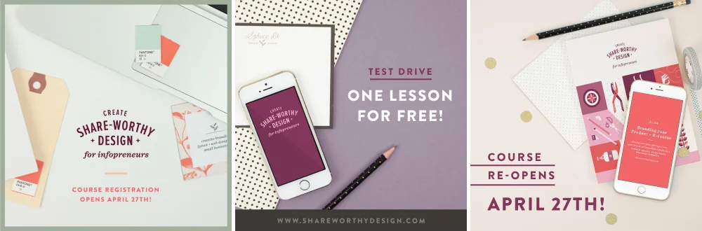 How I designed + created my e-course | Spruce Rd. Sharing the valuable resources and tools that I used to design my e-course. Everything from which platform to use, designing the logo and promoting the course.