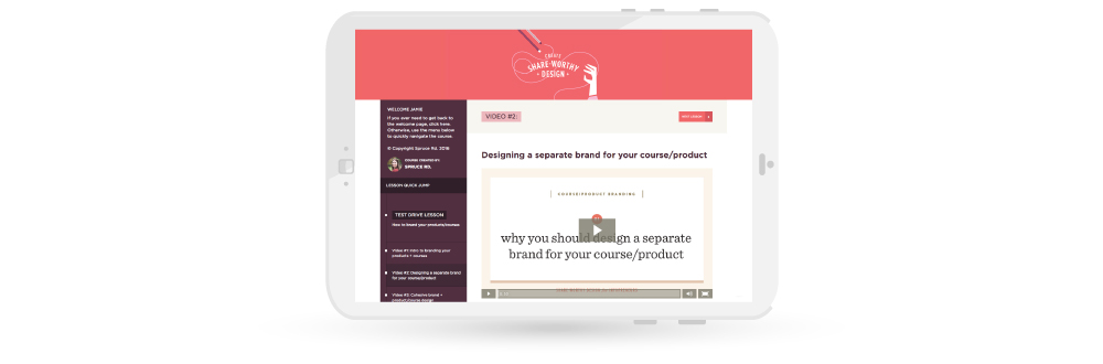 How I designed + created my e-course | Spruce Rd. Sharing the valuable resources and tools that I used to design my e-course. Everything from which platform to use, designing the logo and promoting the course.