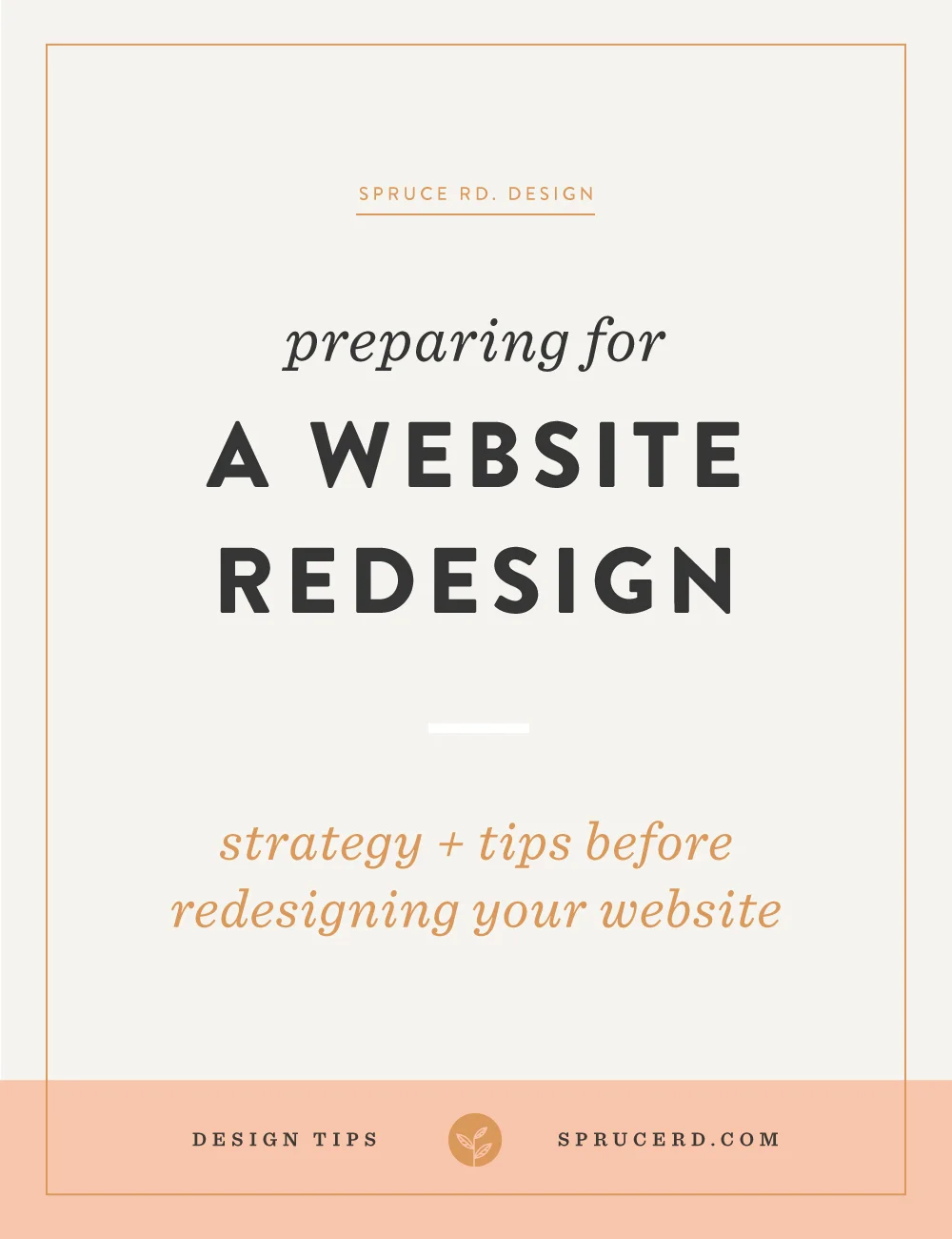Preparing for a website redesign | Spruce Rd. — Are you prepping to redesign your website? Through these tips you'll learn how to plan for the redesign, better reach your audience and improve the functionality of your site. Learn from how I plan to redesign my site in this behind the scenes peek.