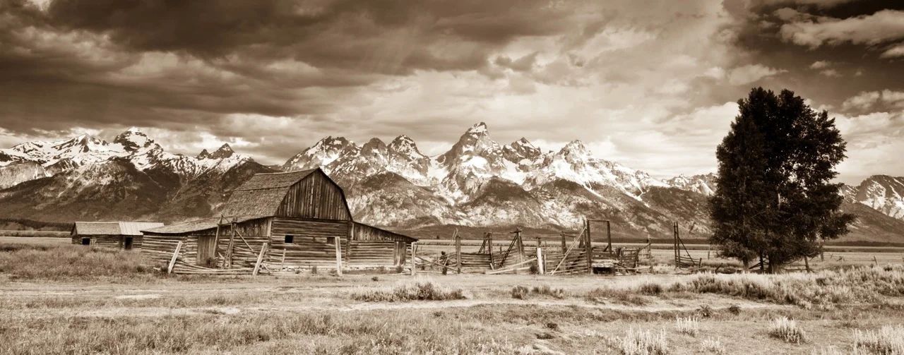 Sepia Barn