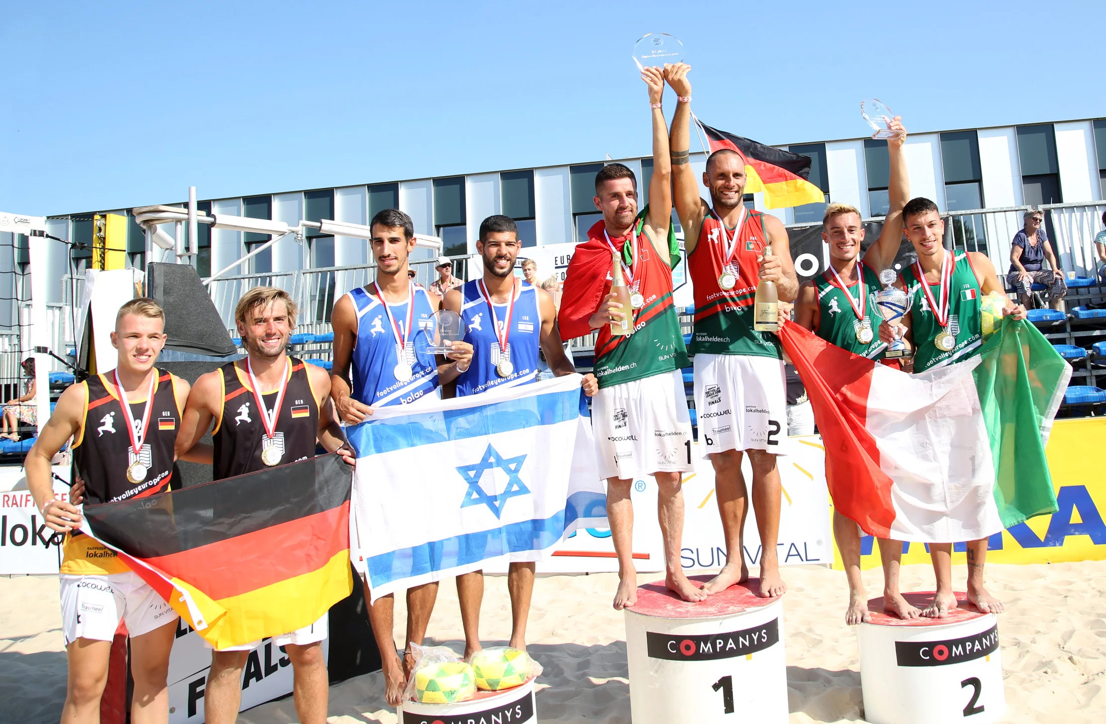 Portugal crowned European Footvolley Champions 2019