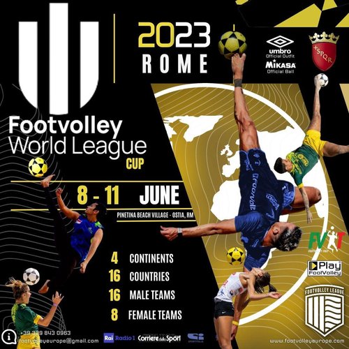 Brazil conquers World League in Rome 2023 — European Footvolley League