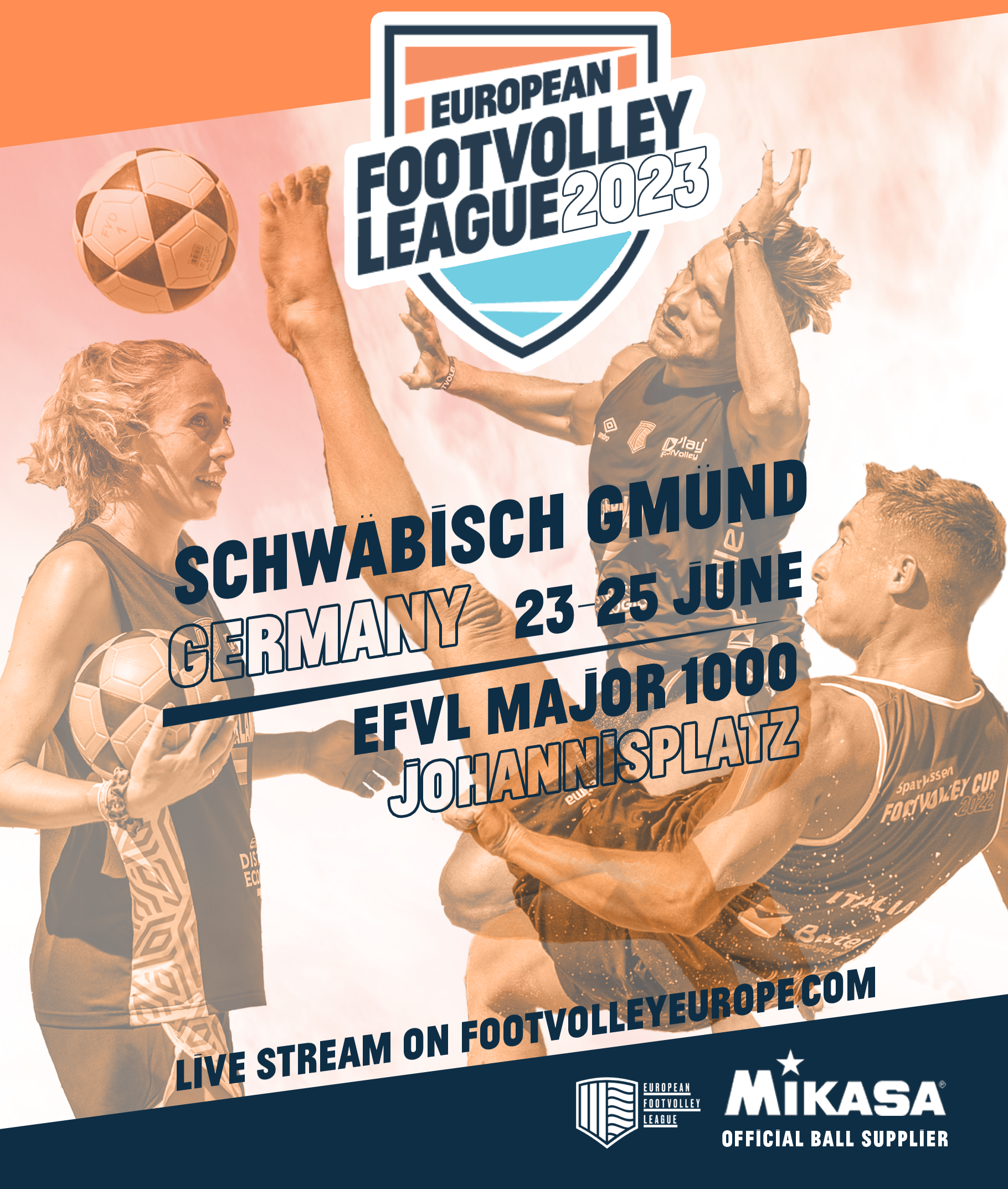 EFVL Major Schwäbisch Gmünd, Germany — European Footvolley League