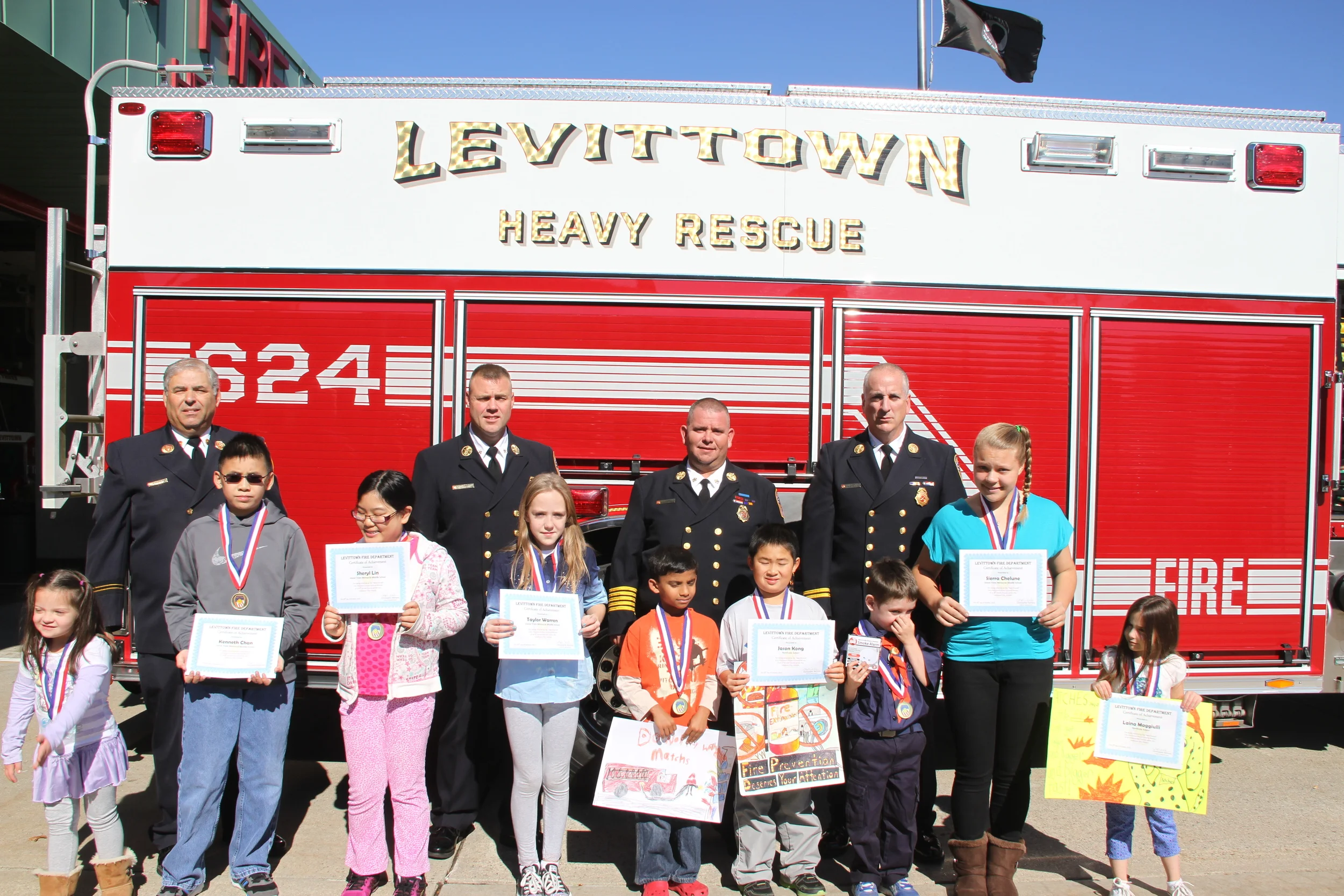 Jimmy Behrens with the Levittown Fire Department.