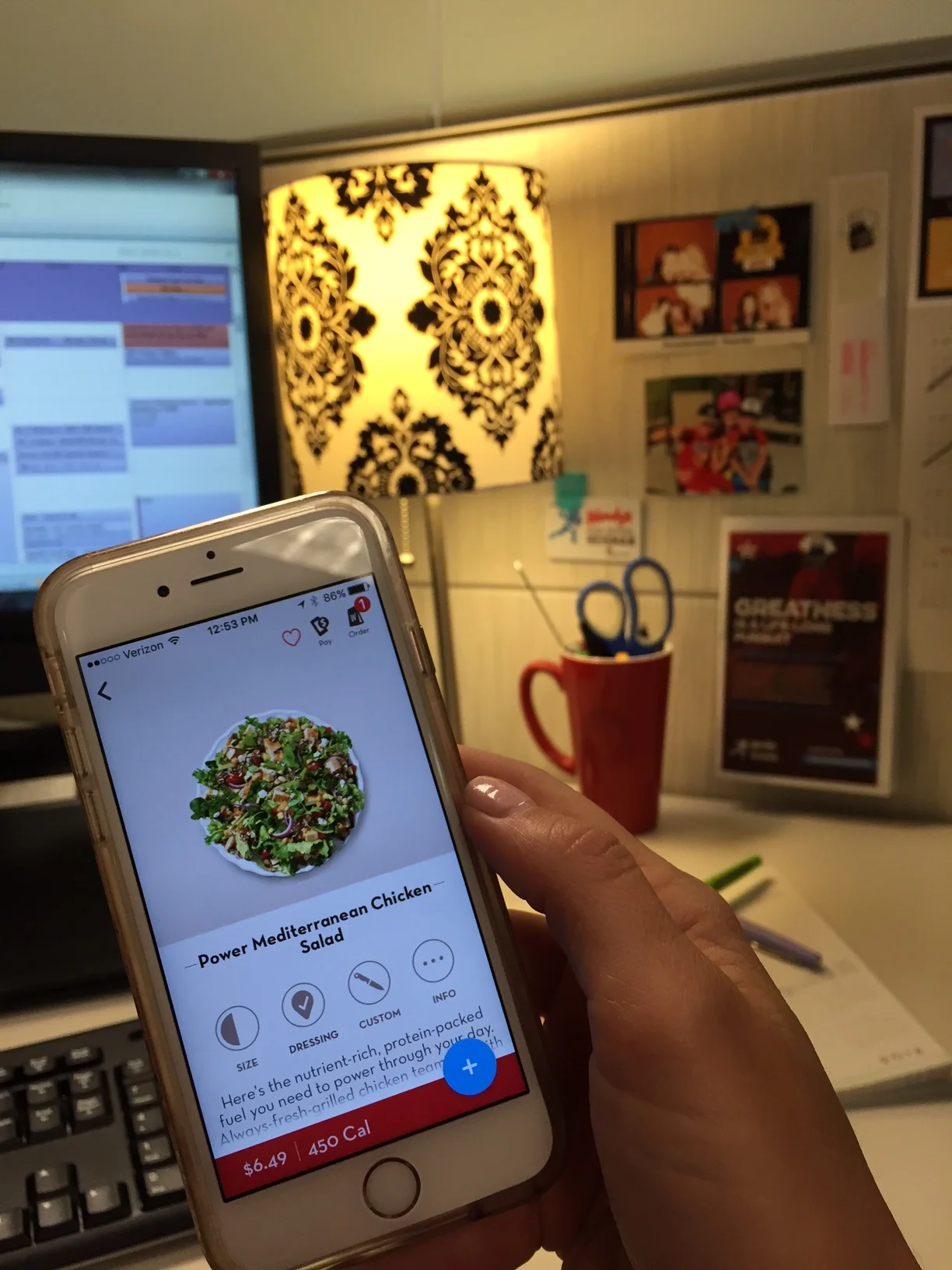 OUR MOBILE APP IS EASY TO USE, ALLOWS FOR CUSTOMIZATION AND CALCULATES NUTRITION INFORMATION