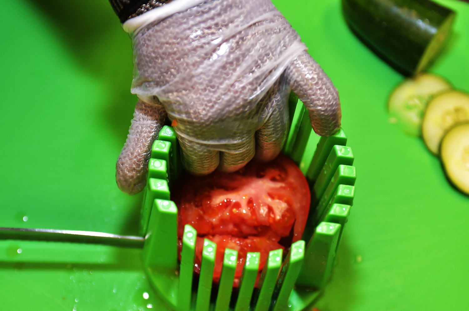 This is how we dice our tomatoes in our restaurants. Every single day.