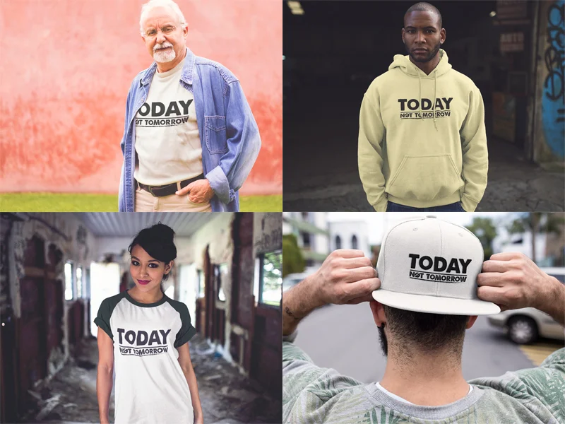 Mockups Go-getters. (featuring a slightly earlier version of "Today Not Tomorrow")