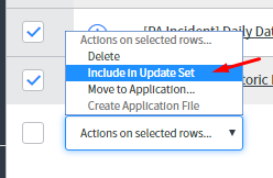 servicenow force to update set list choice ui action