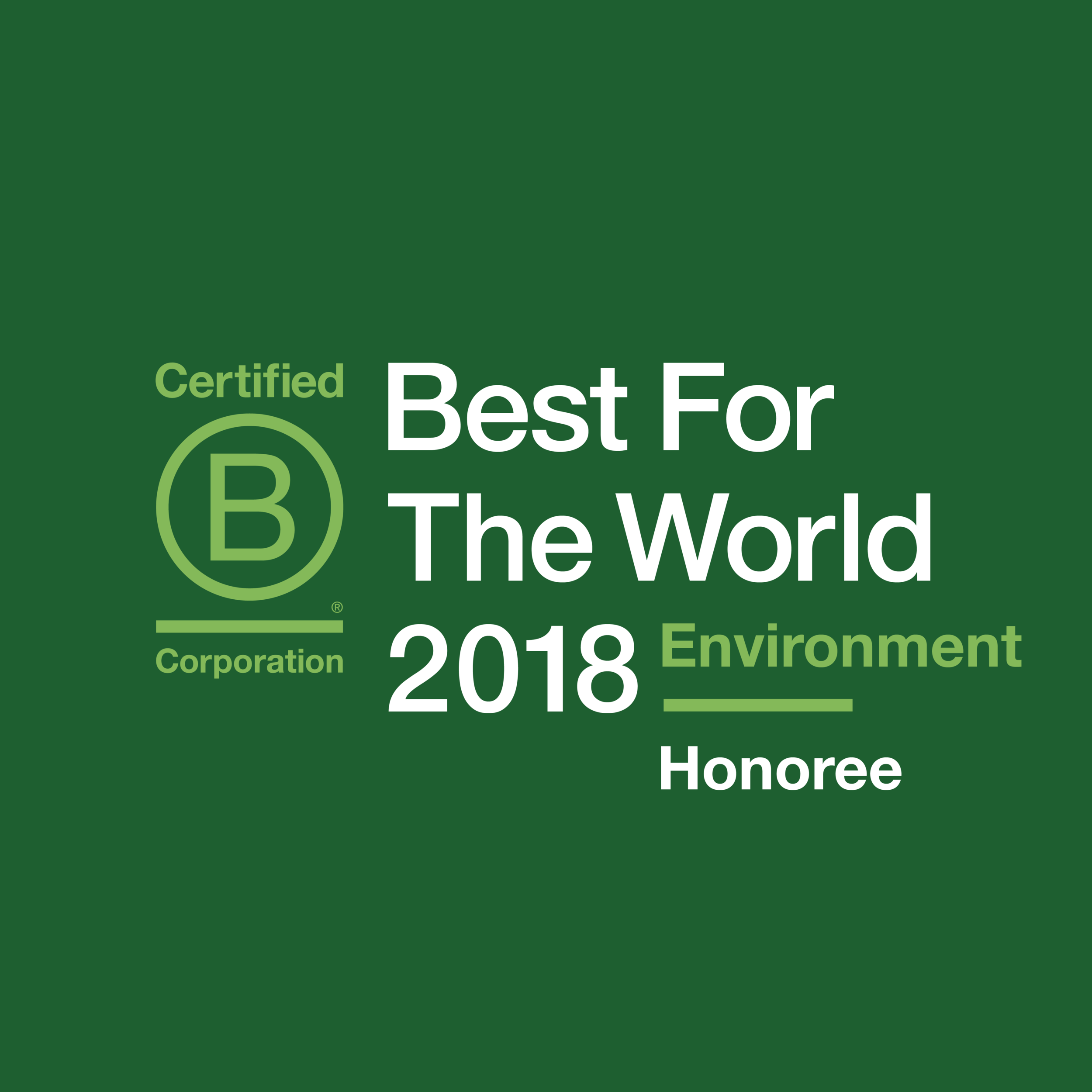 B Corp Best in World Honour