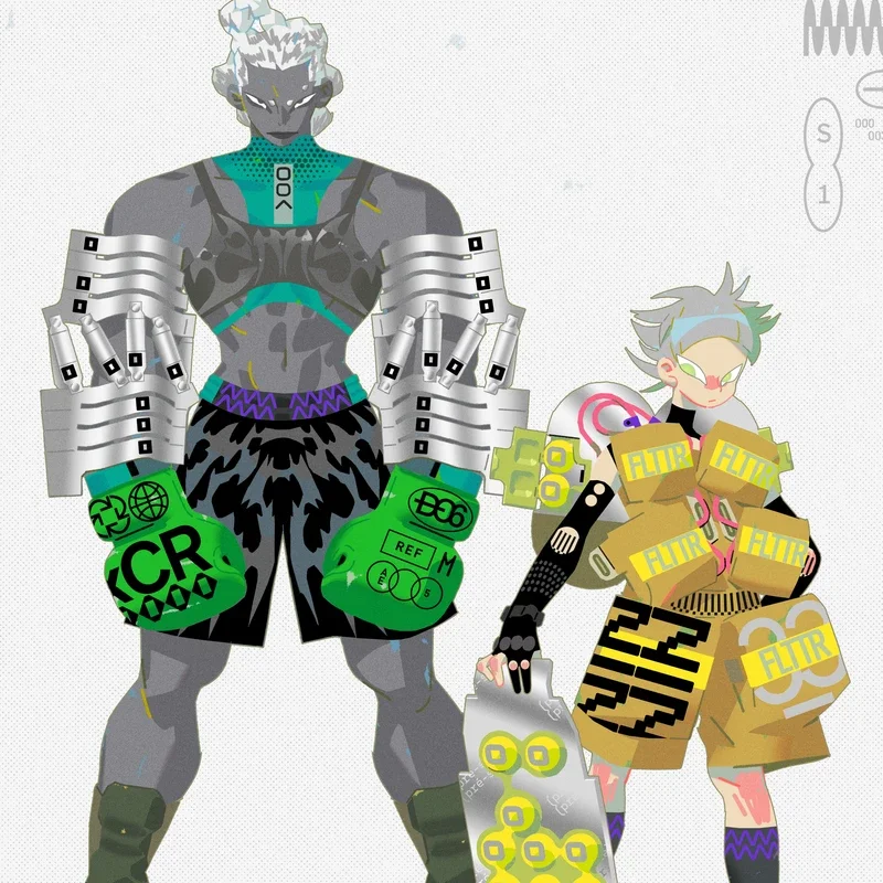 Boxer and Skater