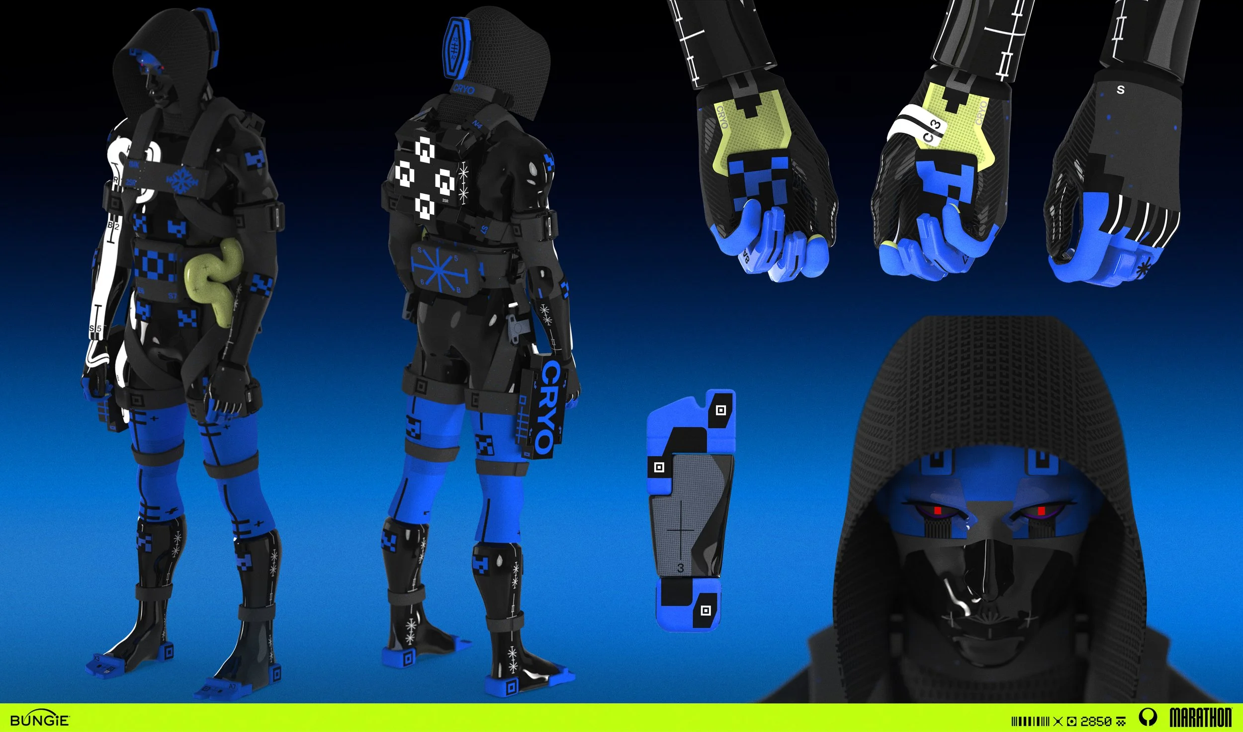 Cryo Shift Assassin Skin Concept