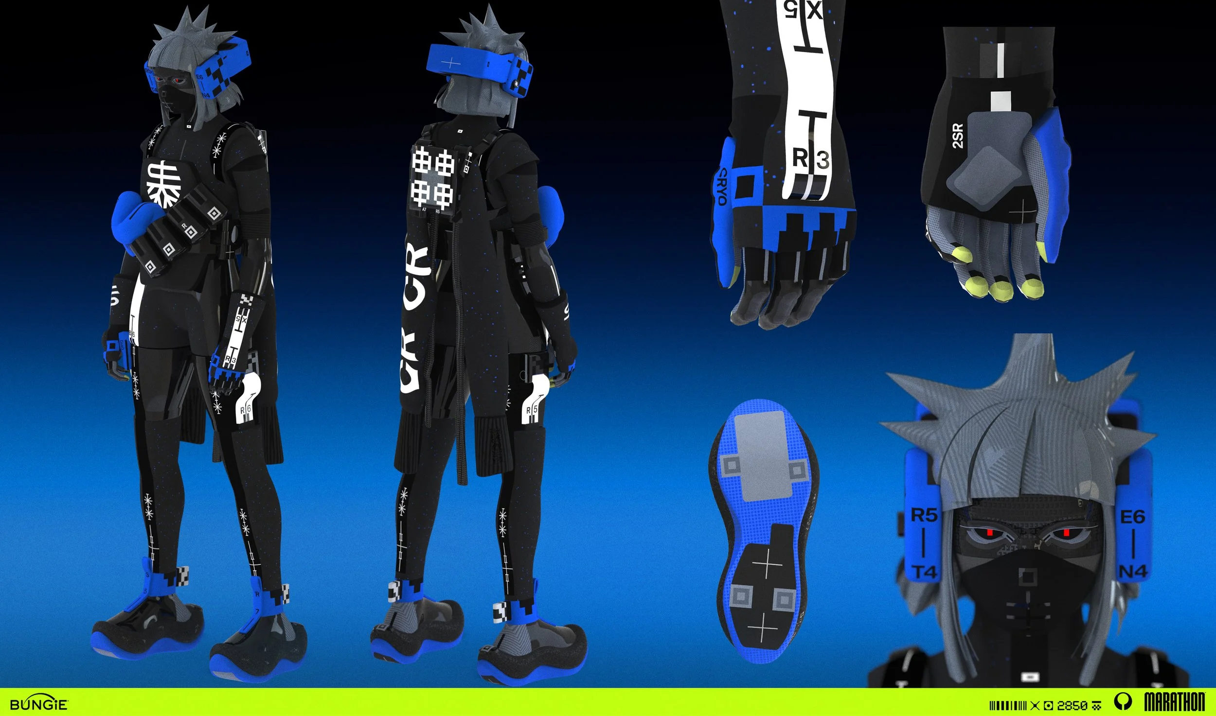 Cryo Shift Vandal Skin Concept