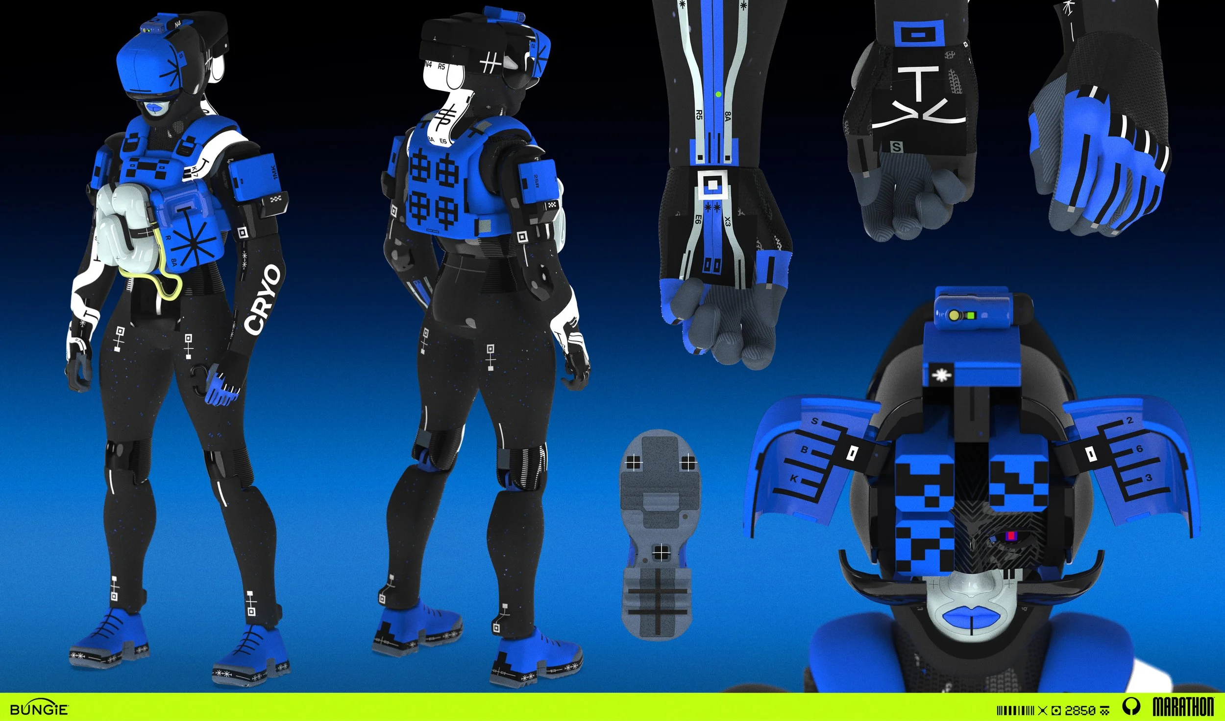 Cryo Shift Recon Skin Concept