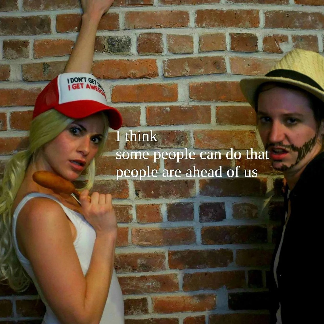 Poster art for "Kevin + Britney Go Back To The Future" @ The Annoyance Theatre NY