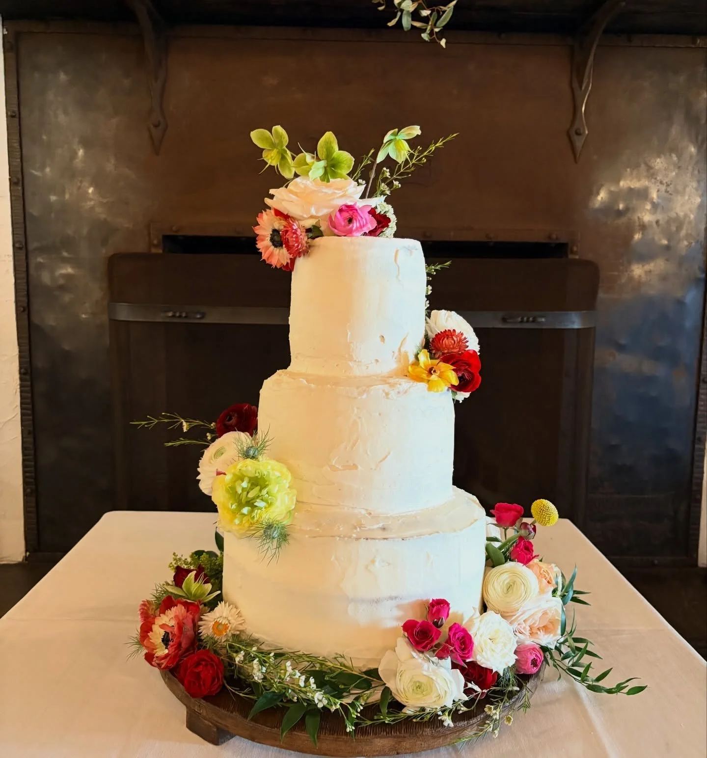 This is the kind of work that reminds me why I care so much about how a table feels.

I am so thankful I get to do this work. Creativity with food is everything to me. Creating this wedding cake for someone&rsquo;s special day was an honor. Thank you
