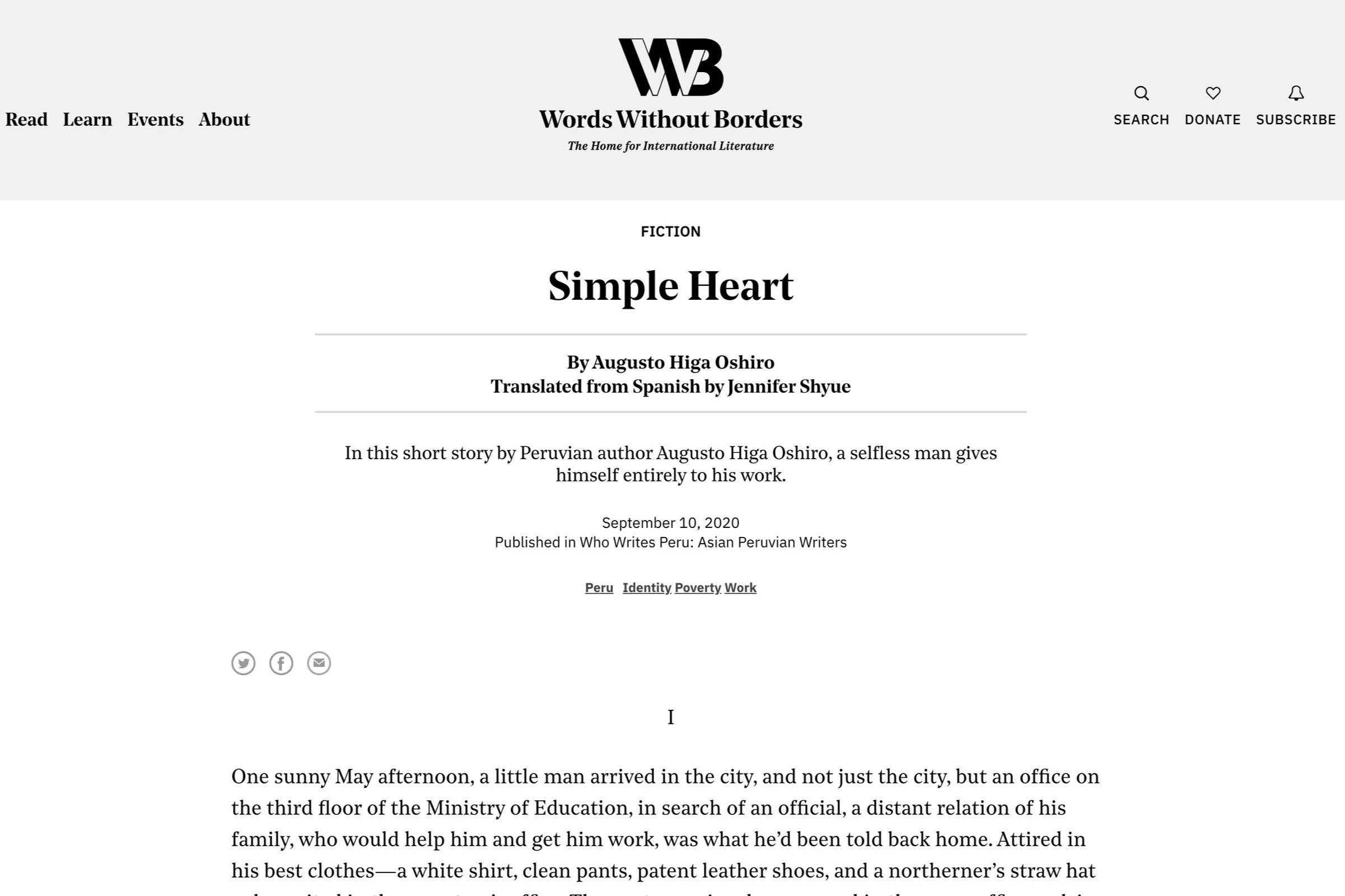 “Simple Heart” by Augusto Higa Oshiro