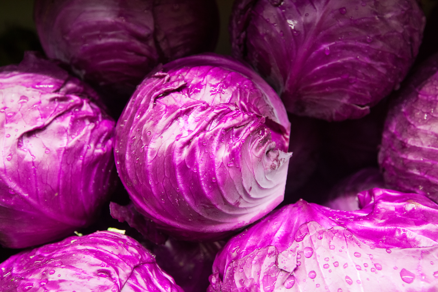 purple cabbage from Mana Foods Produce Department