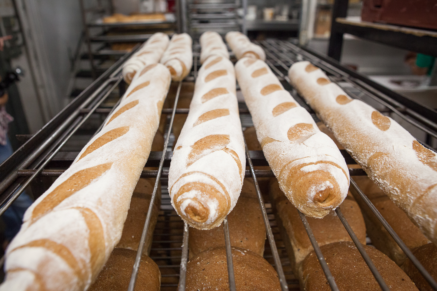Fresh Baked Baguettes From Mana Foods Bakery