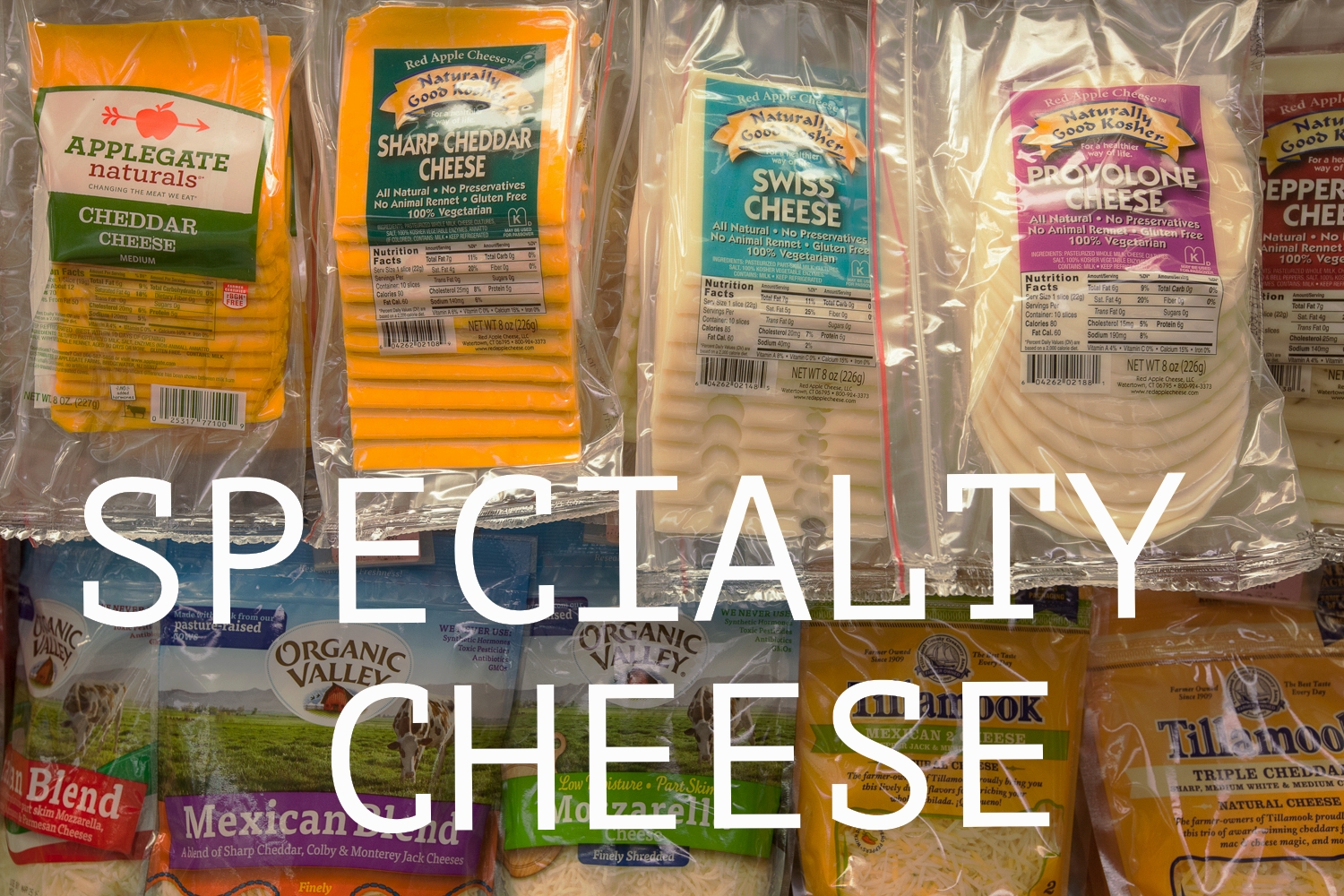 specialty cheese department