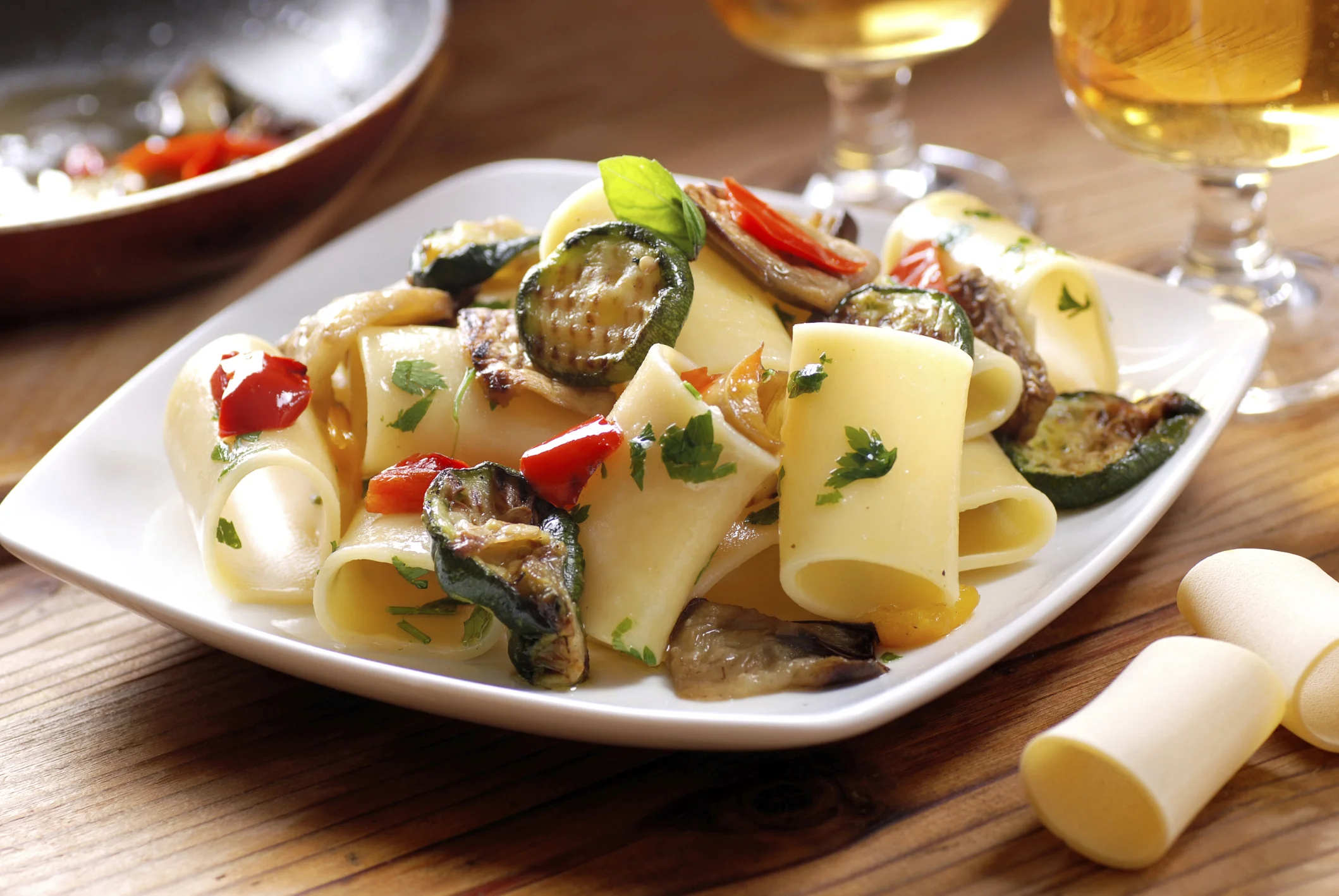 Original Graziani Family Recipe for Paccheri Pasta with Blue Marlin!