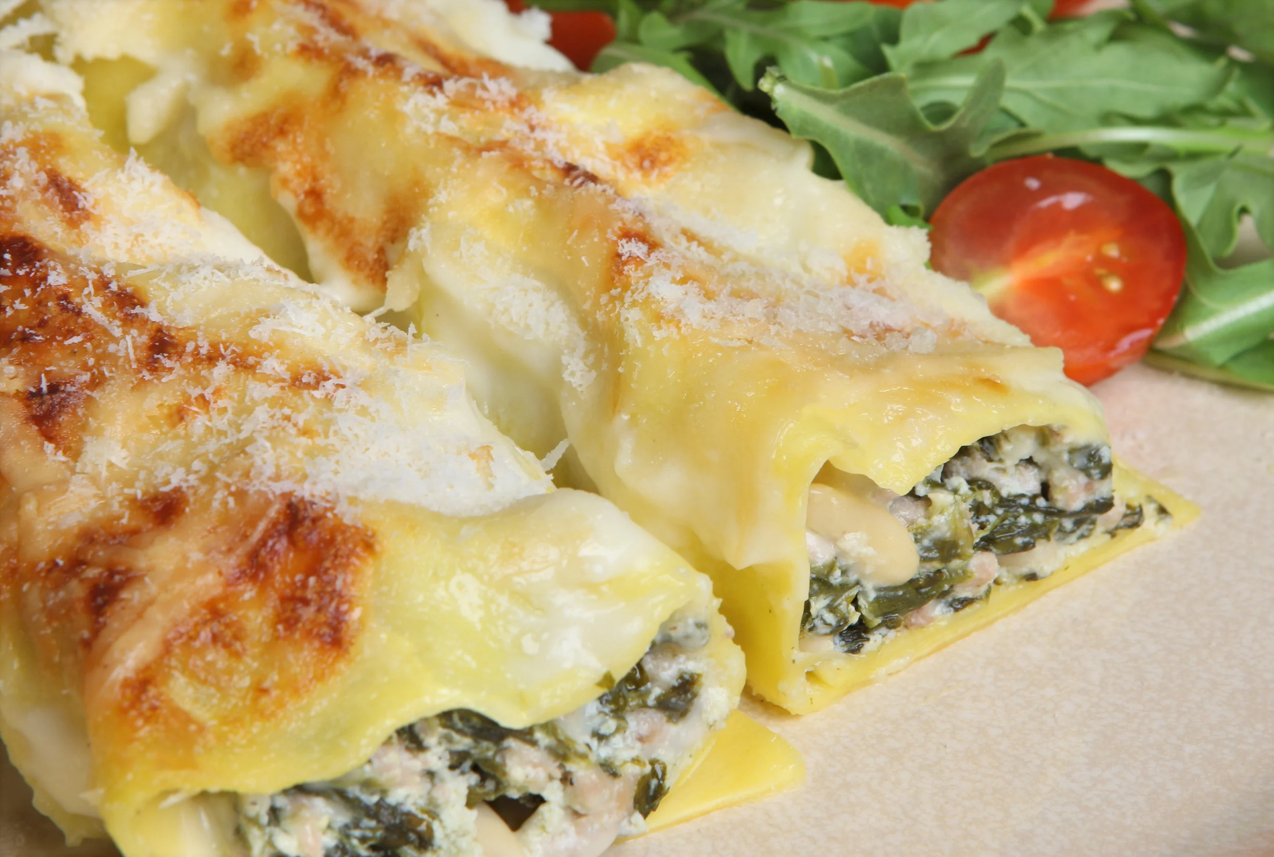 Cannelloni Pasta with Ricotta & Spinach Graziani Family Recipe!