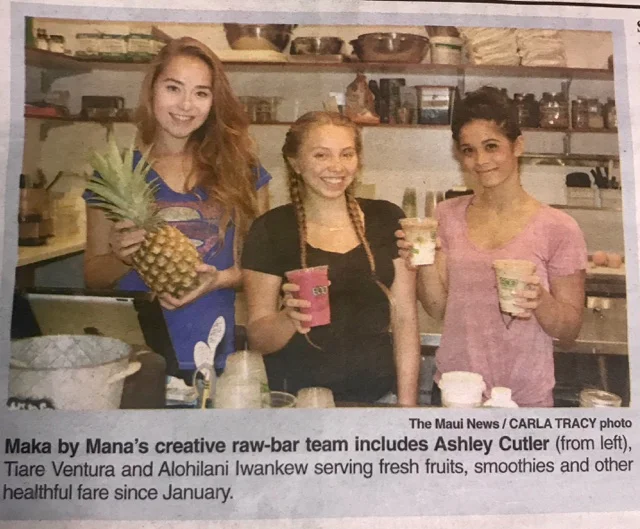 Maka By Mana receives praise from The Maui News
