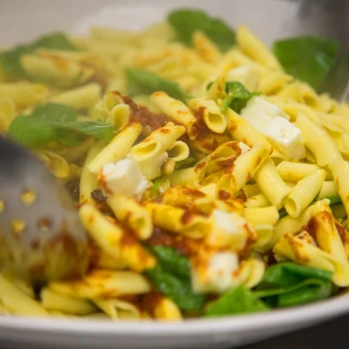 Feta & Spinach Pasta Salad