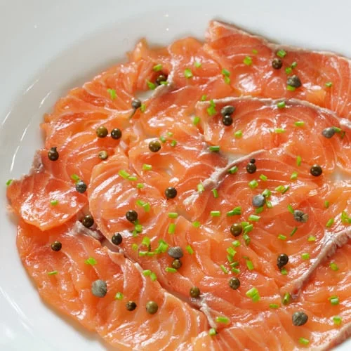 Seared Salmon Carpaccio