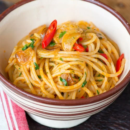Late Night Aglio E Olio Bomba XXX Spaghetti