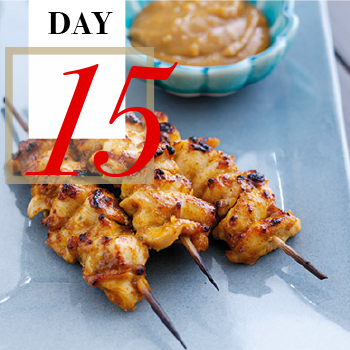Day 15 | Chicken Satay Skewers