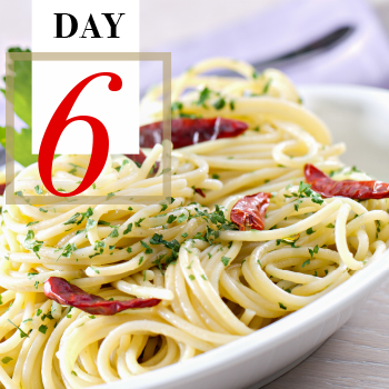 Day 6 | Aglio e Olio Spaghetti