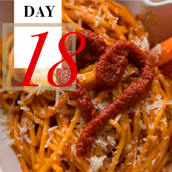 Day 18 | Spaghetti with a Kiss