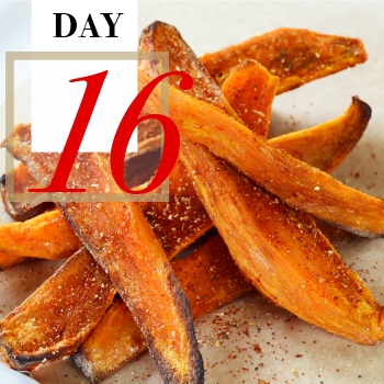 Day 16 |  Sweet Potato Umami Fries