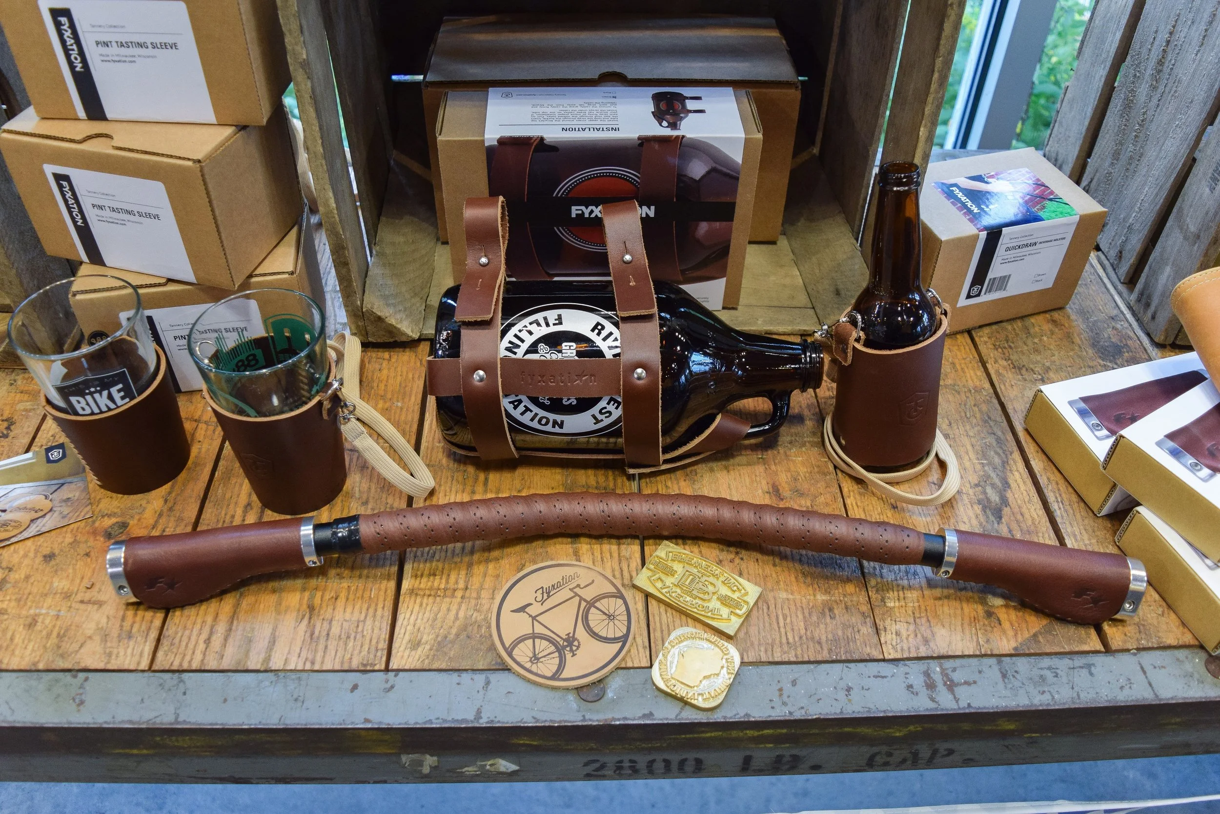 Offerings from their Tannery Collection . All built right here in Milwaukee, WI with leather from a local tannery. 
