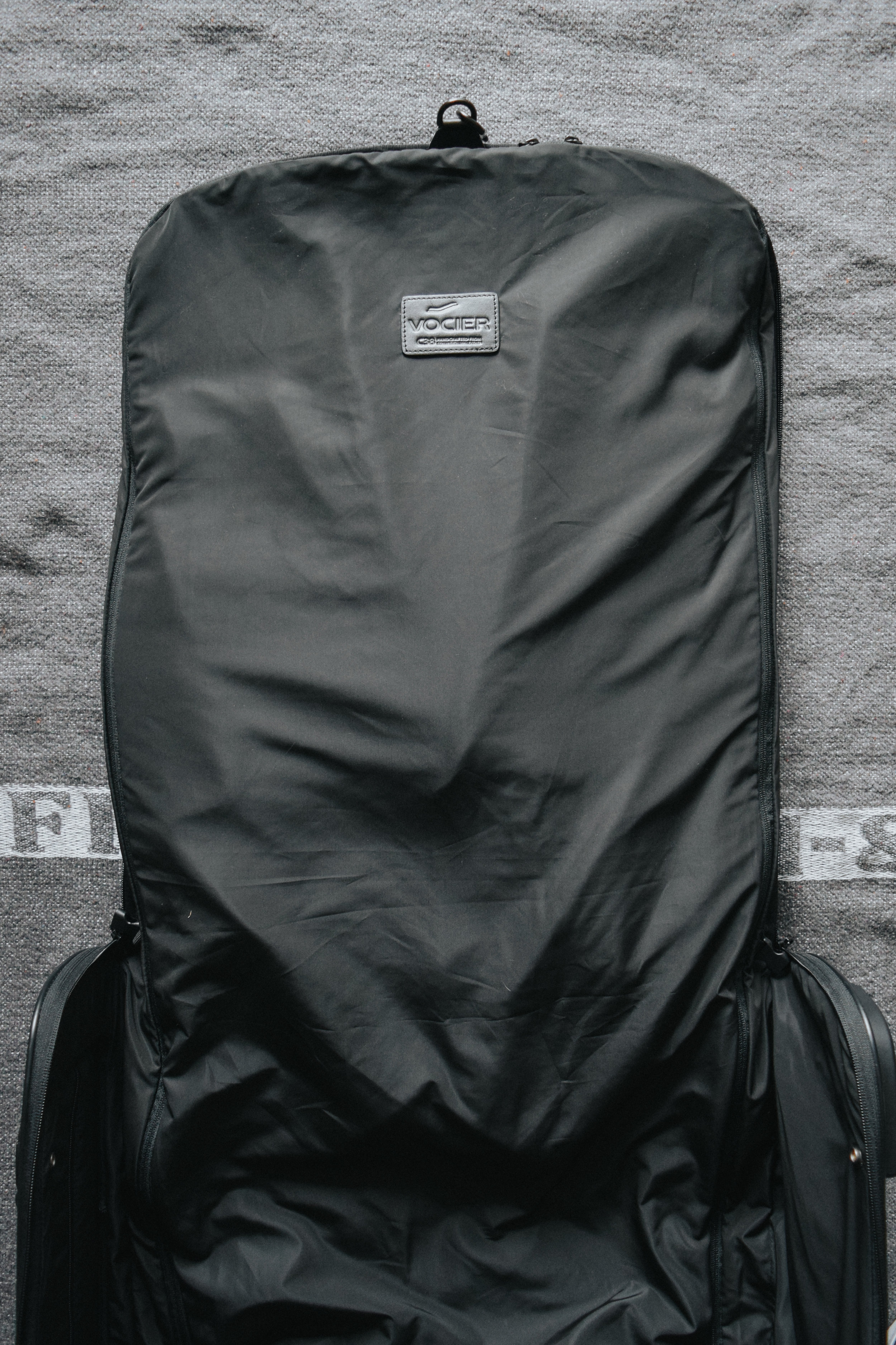 Suit's all packed and ready to go