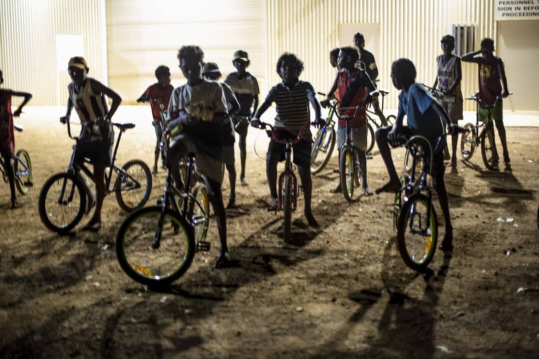 Bike gang, Tiwi Islands.