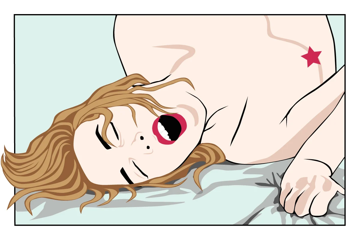 "Laut im Bett"