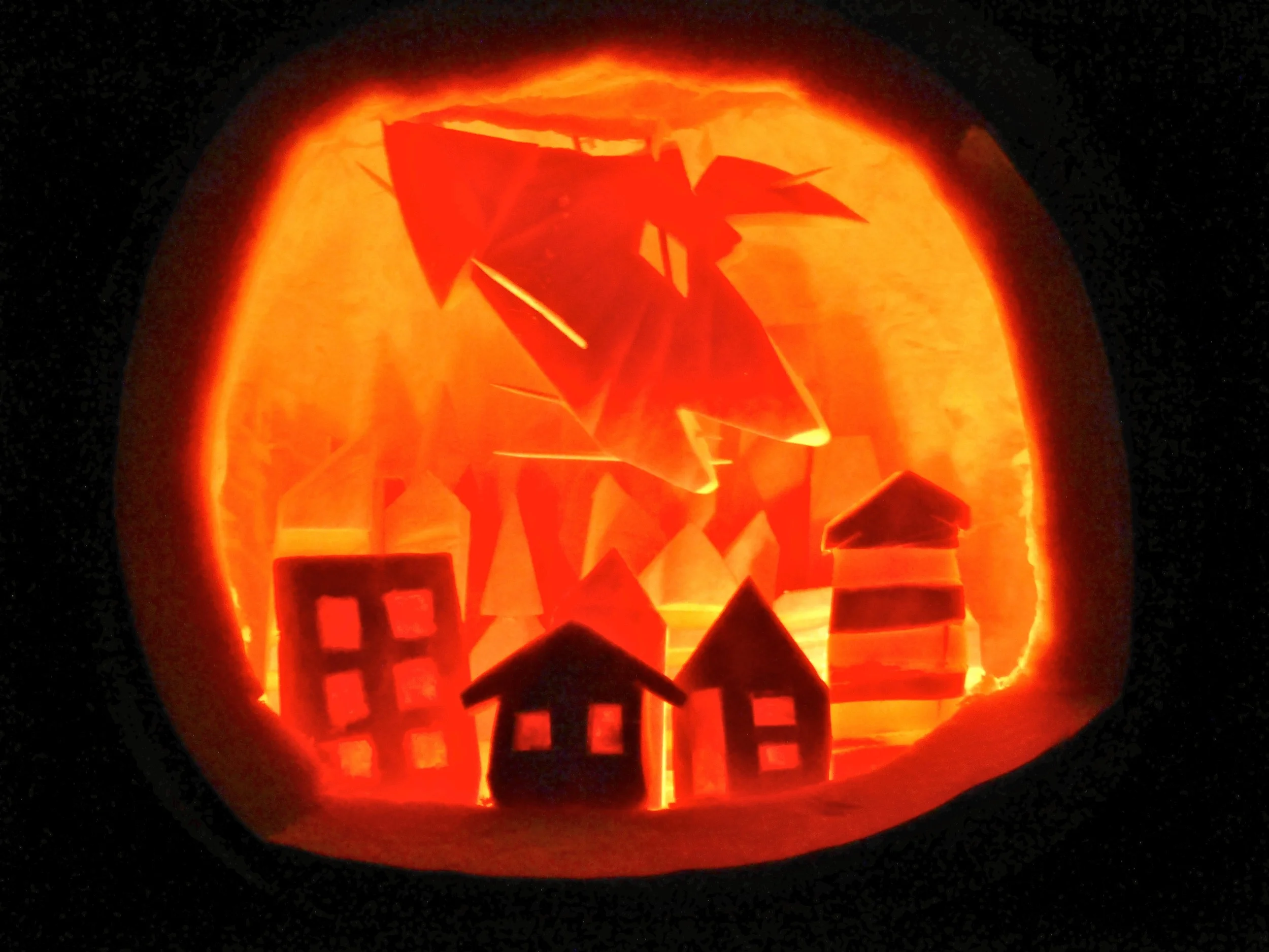 Fire Dragon Pumpkin!