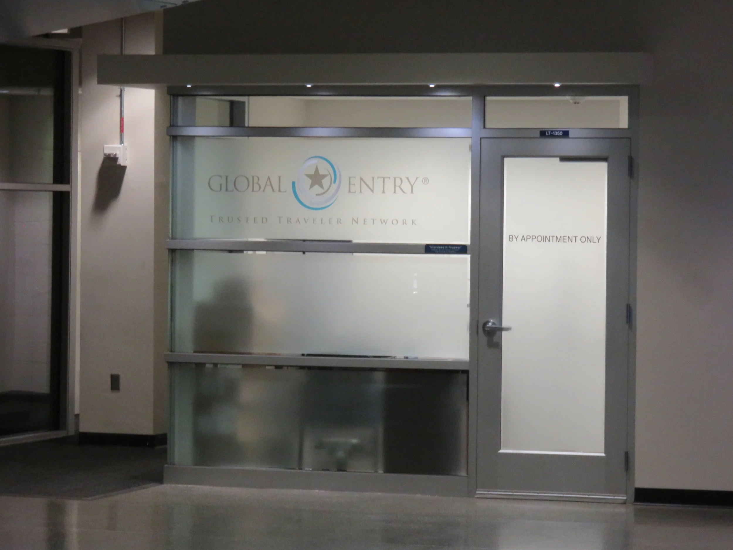 Completely unassuming and hidden in plain sight by the baggage claim...