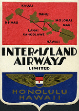 Inter-Island Airways - June 1931