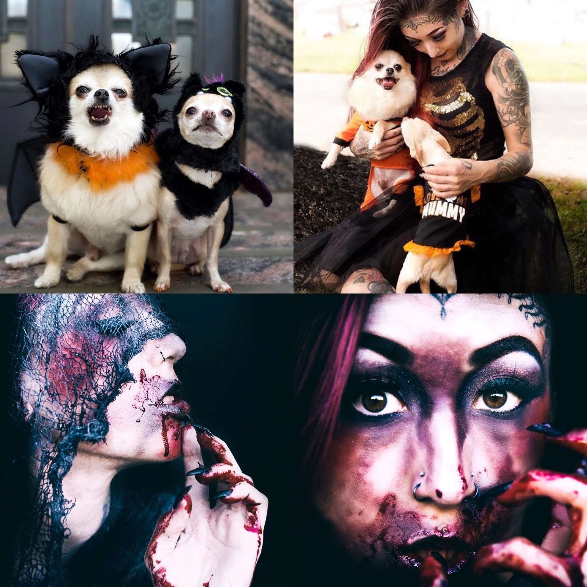 halloween portraits - alex, bette, frankie