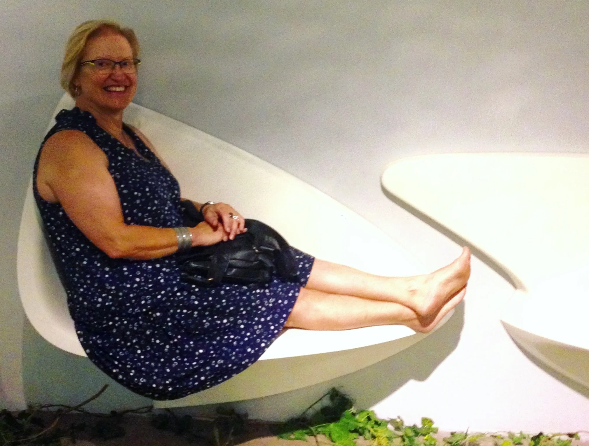 Anita enjoy the Embrace chair