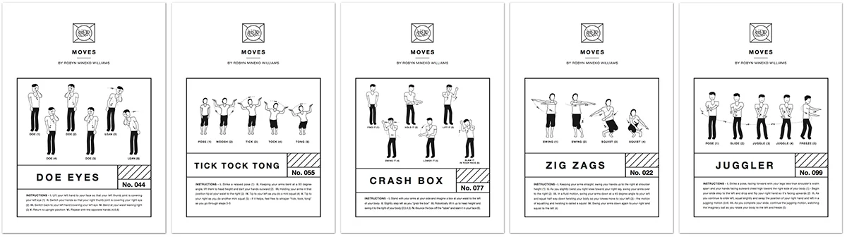  Illustration -&nbsp;Moves by Robyn Mineko Williams 